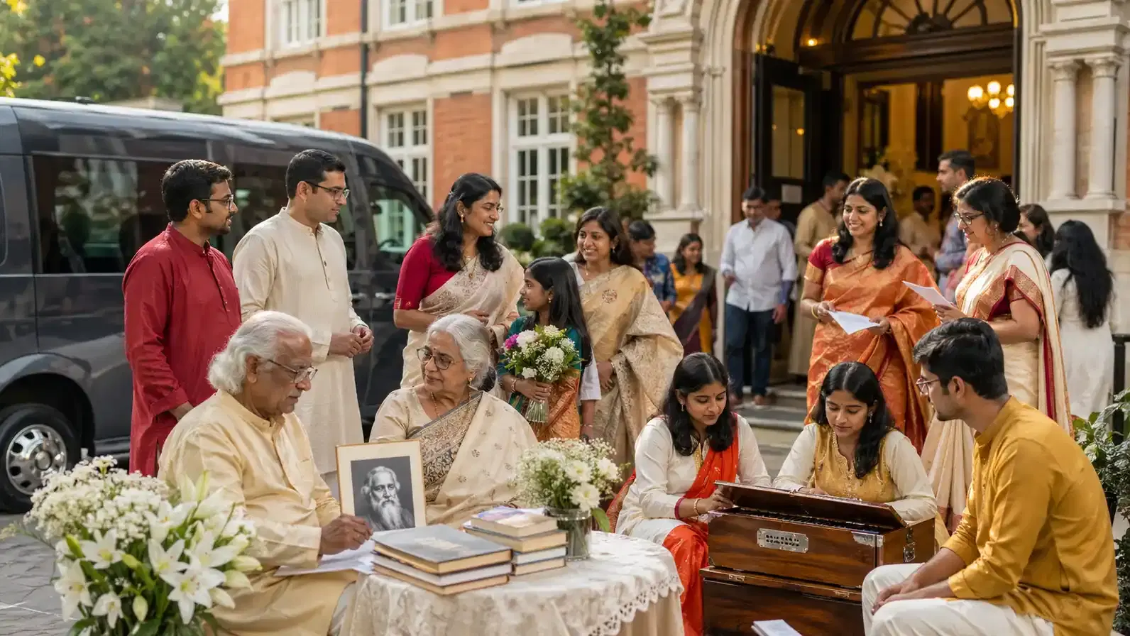 Planning a Tagore Jayanti Celebration in London? Why Minibus Hire Makes Group Travel Easier