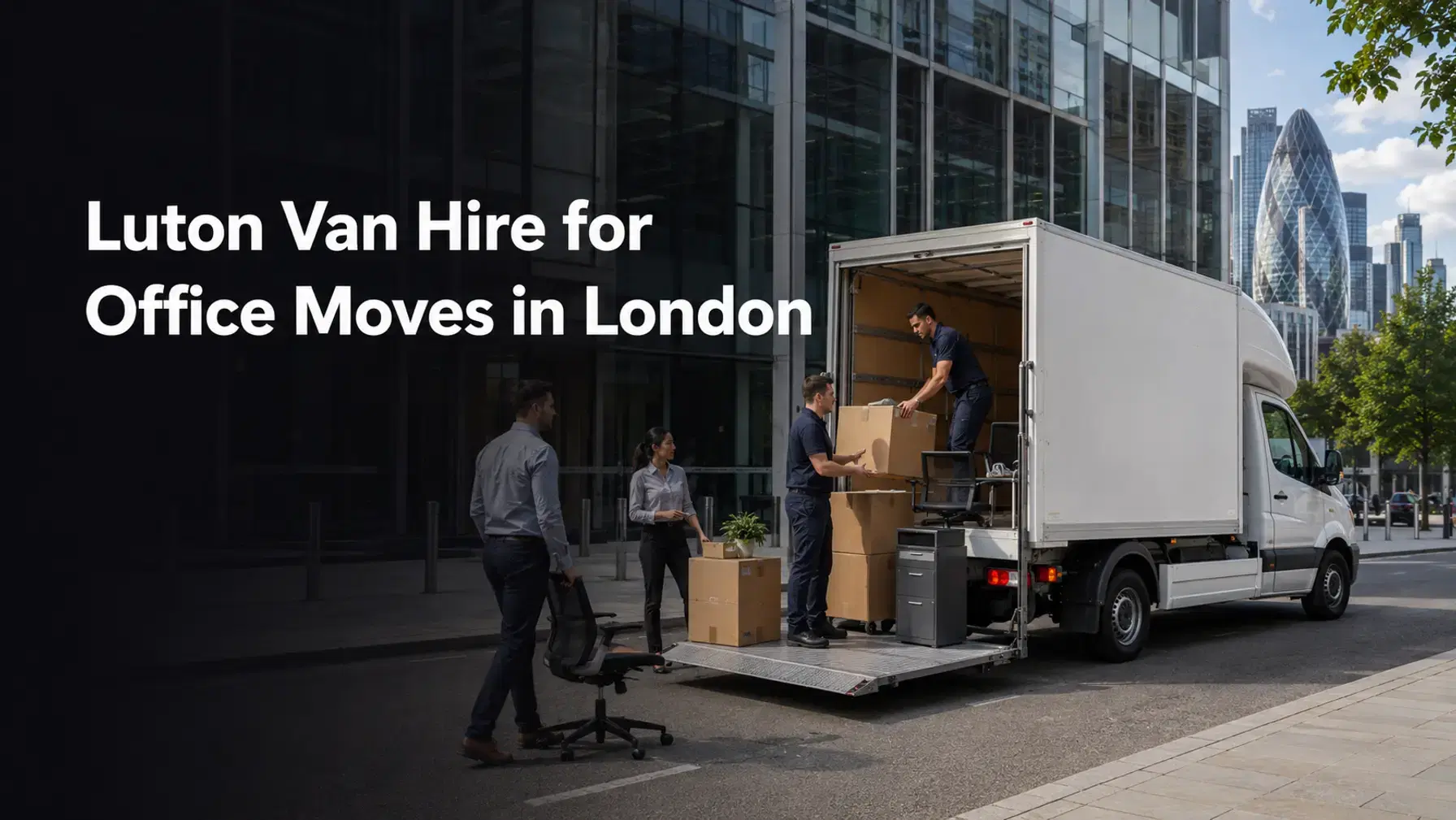 Luton Van Hire for Office Moves in London 2026
