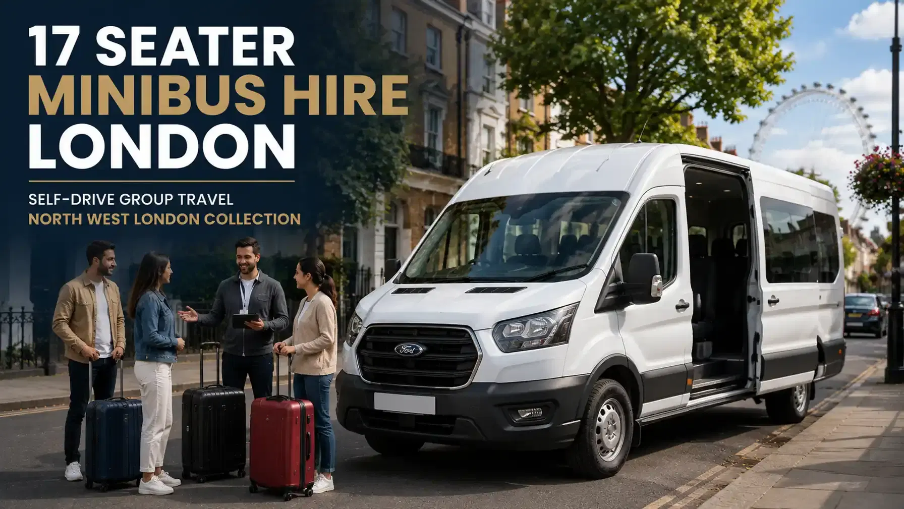 17 Seater Minibus Hire in London: Self-Drive Options from NW2