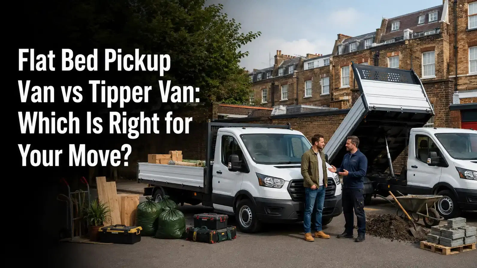Flat Bed vs Tipper Van for Moving: Prices & Practical Tips