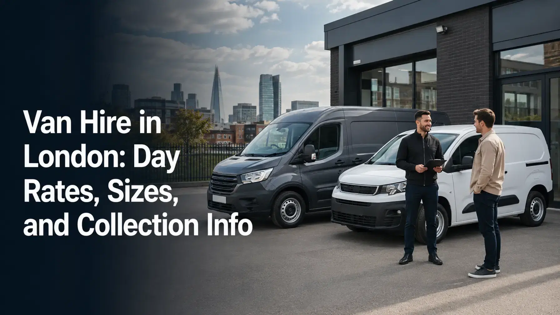 Van Hire in London: Day Rates, Sizes, and Collection Info