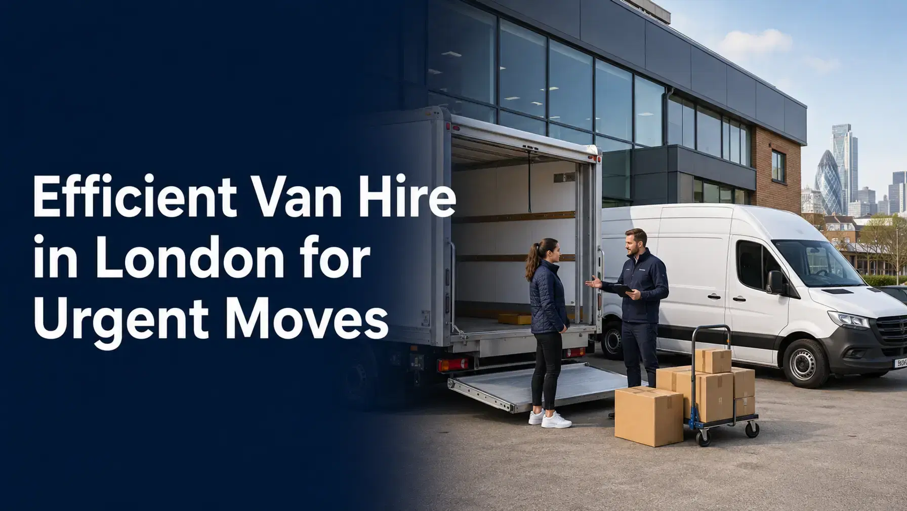 Efficient Van Hire in London for Urgent Moves