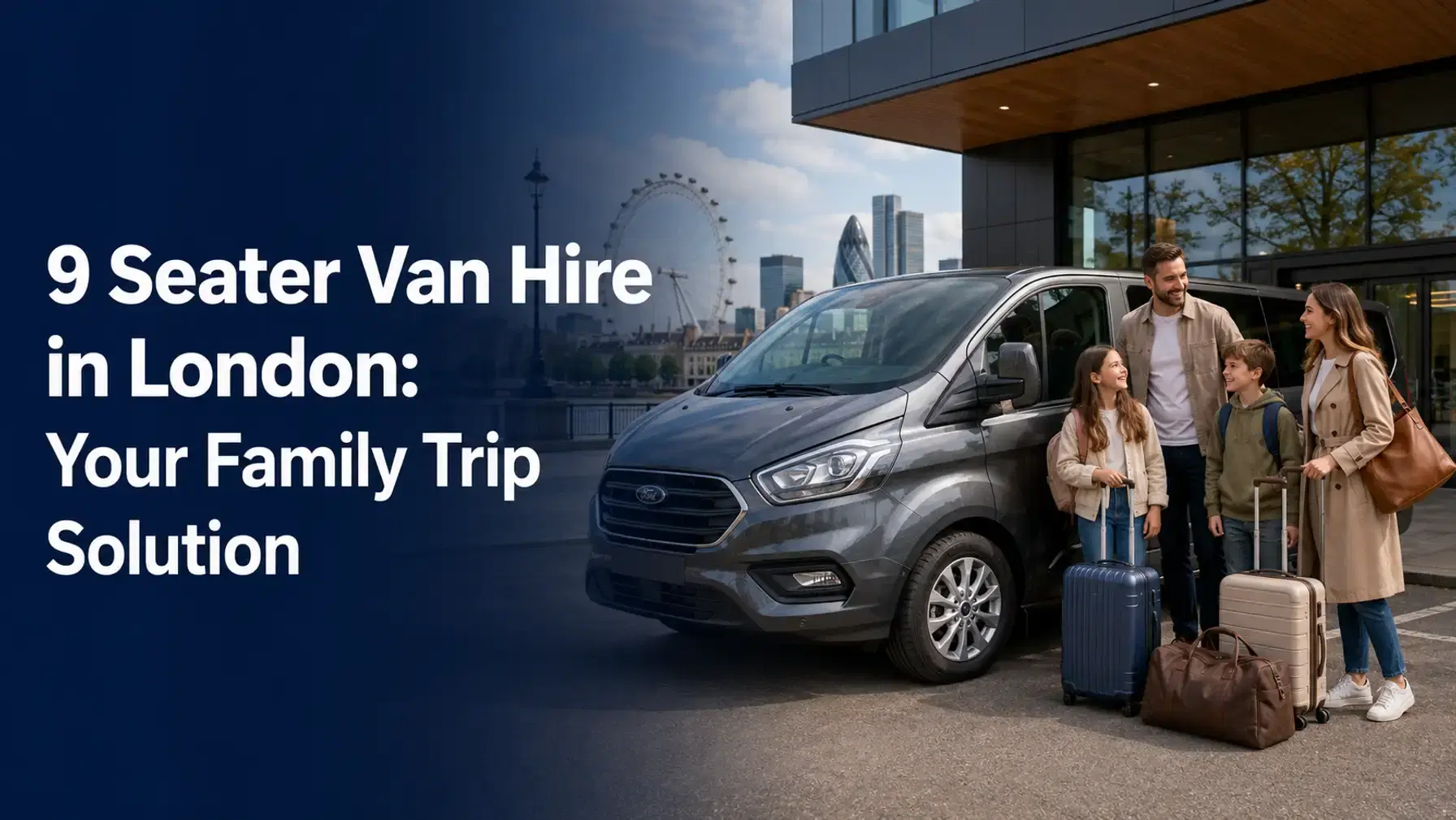 9 Seater Van Hire in London: Your Family Trip Solution